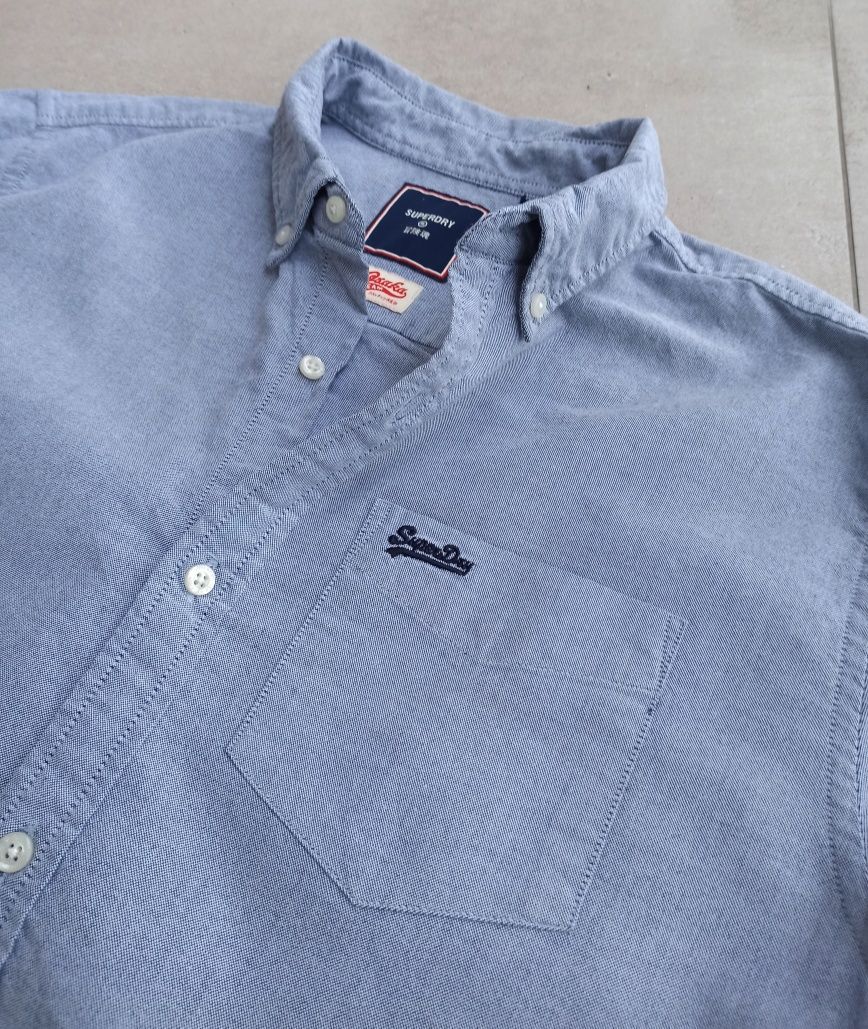 Superdry  Super  dry  oryginalna nowa  koszula  szara  rozmiar  M