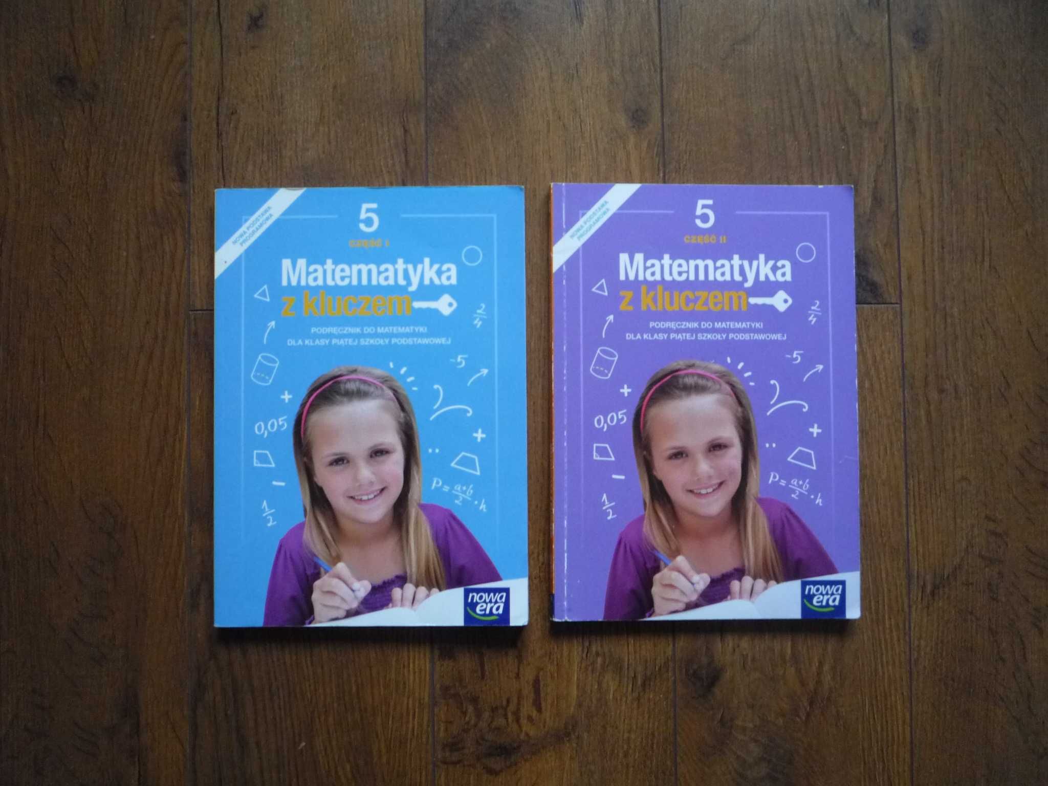 Podręcznik Matematyka z kluczem Klasa 5 część 1 i 2 Nowa Era Jak nowe
