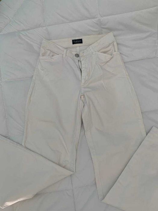 Calças de ganga brancas Salsa Mulher