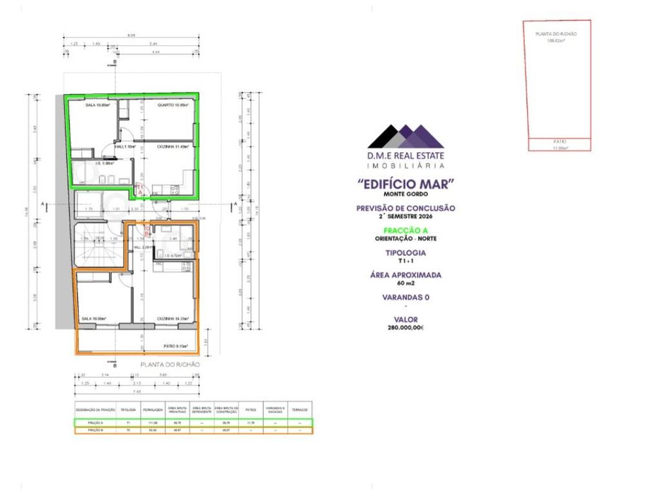 Apartamento T1+1