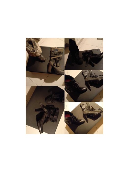 Botas de senhora 3 pares