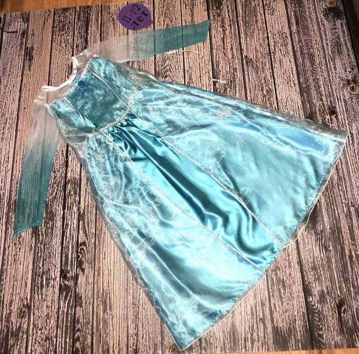 Новогоднее платье эльза холодное сердце для девочки 11-12 лет