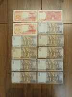 Indonezja banknoty Mix 12sztuk