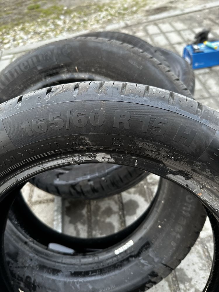 165/60R15 Continental ContiEcoContact 5 jak Nowe