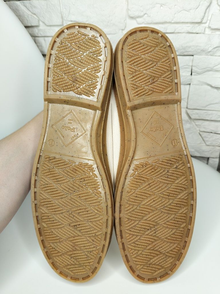 Чоловічі оригінальні літні кеди мокасини Polo Ralph Lauren 44р.(29 см)