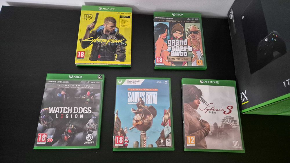 Konsola XBOX Series X | 5 gier | mało używana