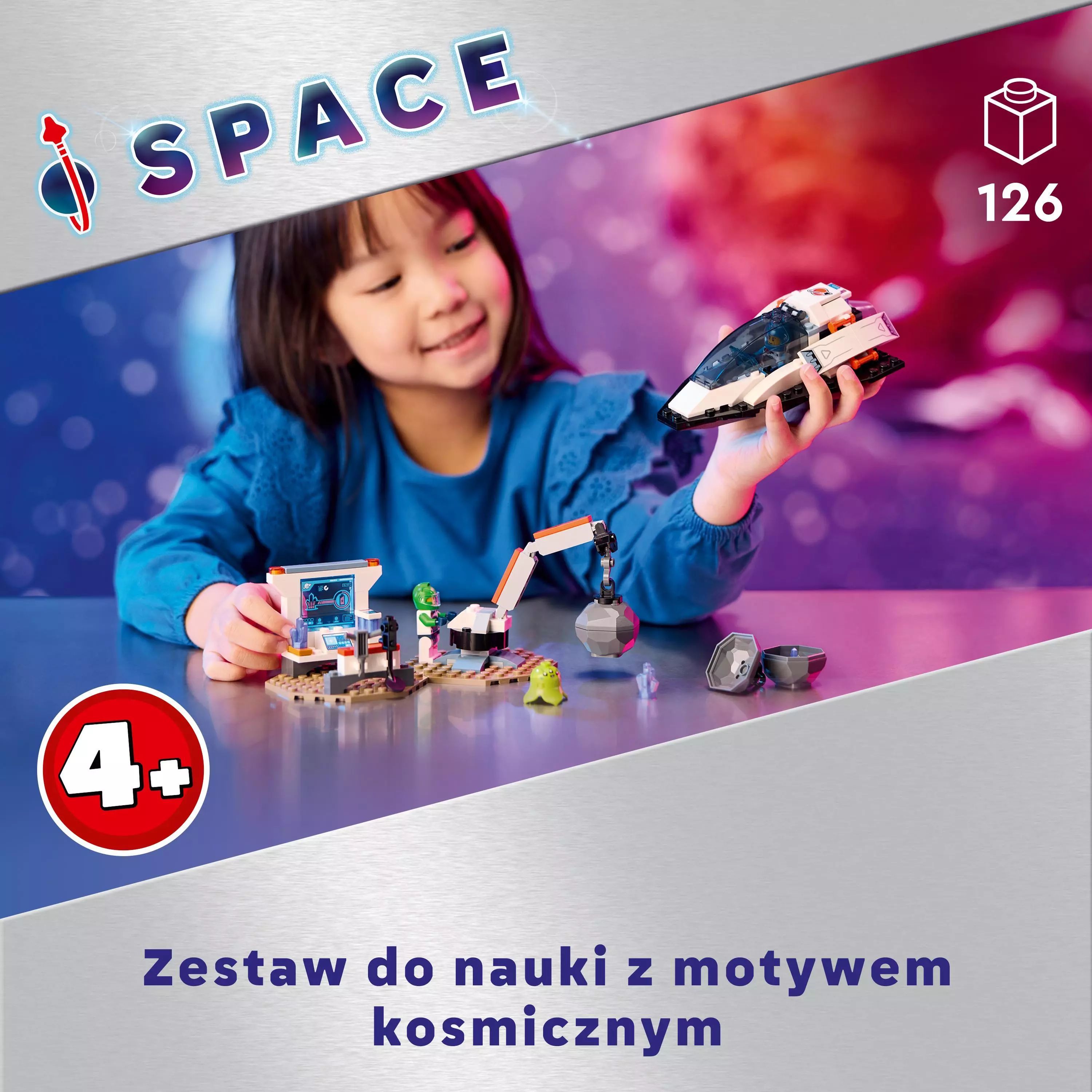 LEGO City Statek kosmiczny i odkrywanie asteroidy 60429