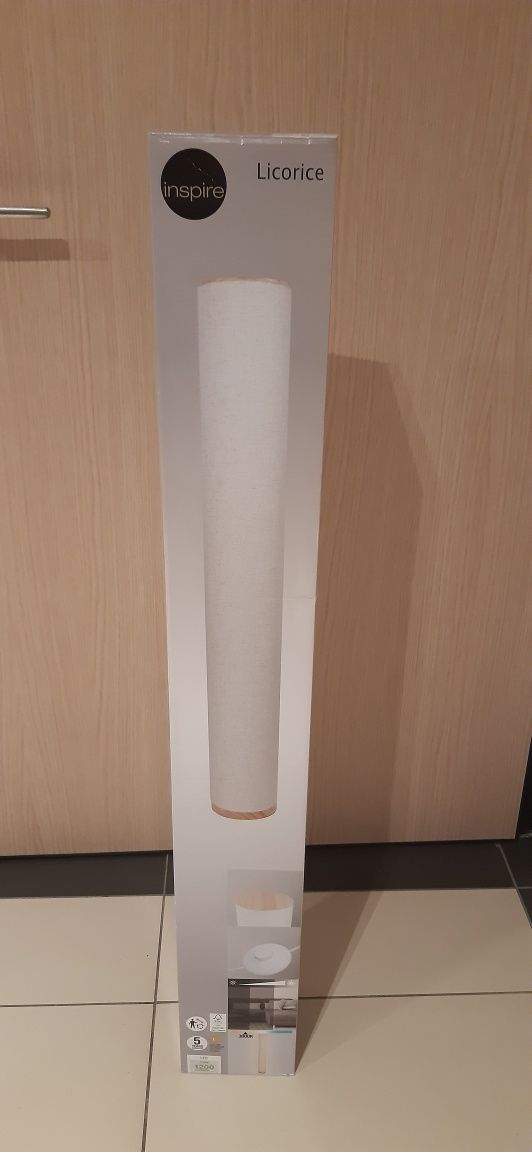 Lampa Inspire Licorice BOHO podłogowa z ściemniaczem
