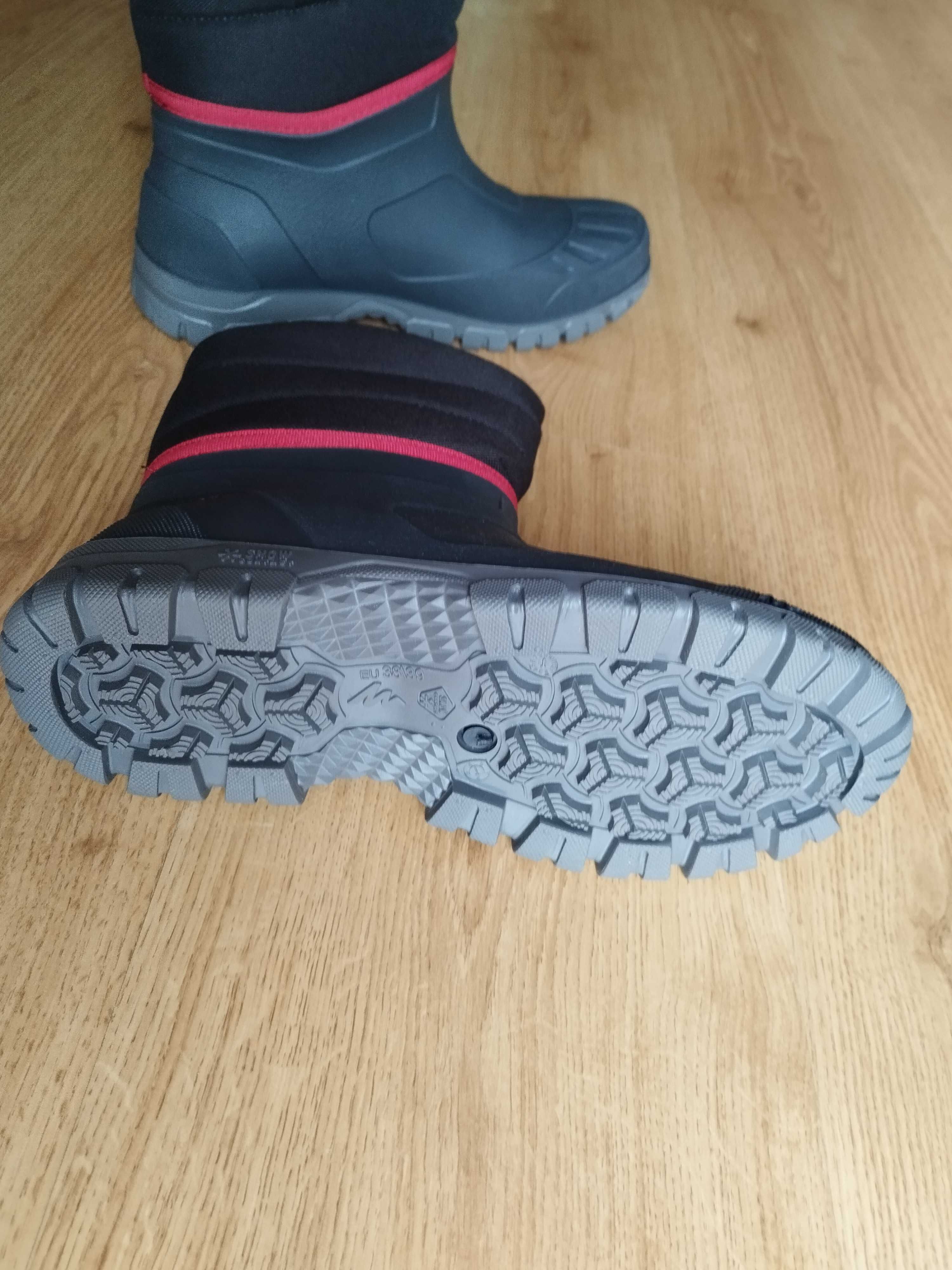 Botas de caminhada na neve quentes e impermeáveis Quechua SH100 homem