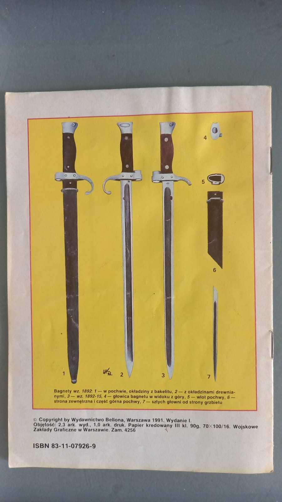 Broszura Bagnet francuski wz 1886 do karabinu Lebel.