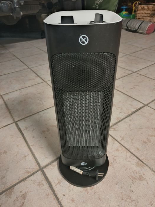 Aquecedor ventilador cerâmico com rotação