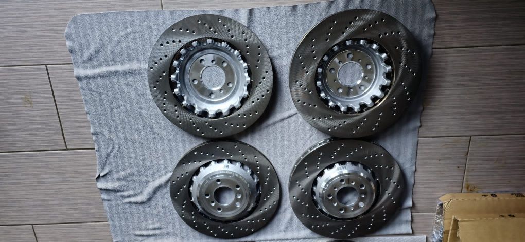Tarcze OE BMW M5 F10 M6 F06 F12 F13 P+T nowe komplet 400x36 396x24