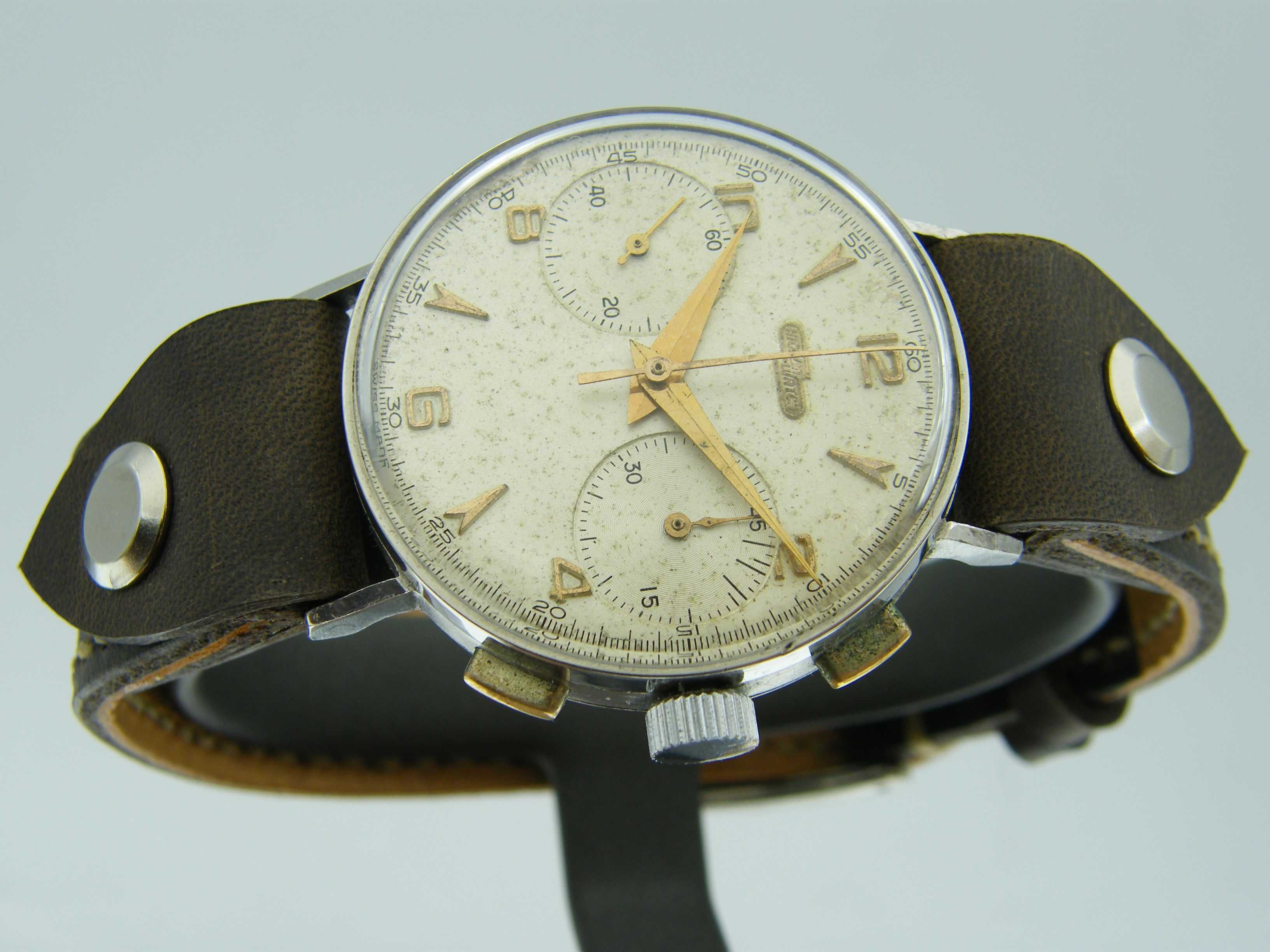 Nicolet Watch Chronograph Vintage Cal. Valjoux 22