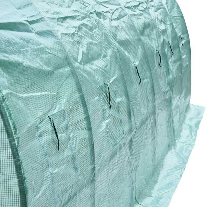 Estufa para Horta ou Jardim com 12 Janelas estrutura de aço - 6x3x2m