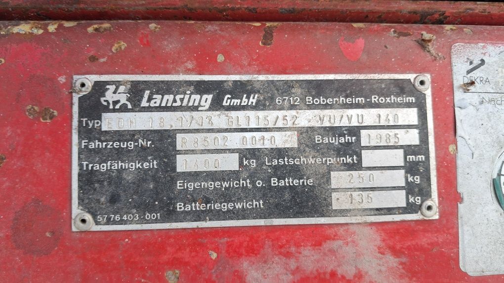 Sprzedam wózek widłowy elektryczny SICHELSCHMID
