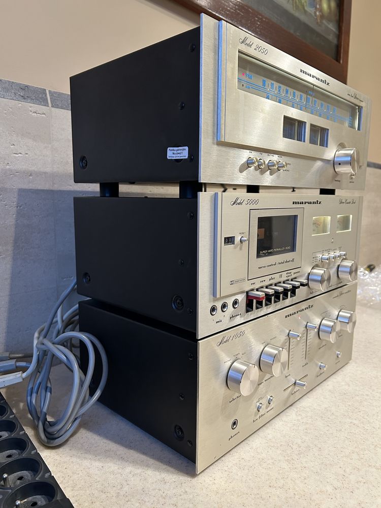 Marantz wieża HiFi zestaw Wzmacniacz 1050 Deck 5000 Tuner 2050