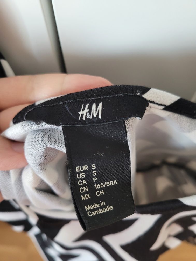 Sukienka H&M w zygzaki S jak nowa