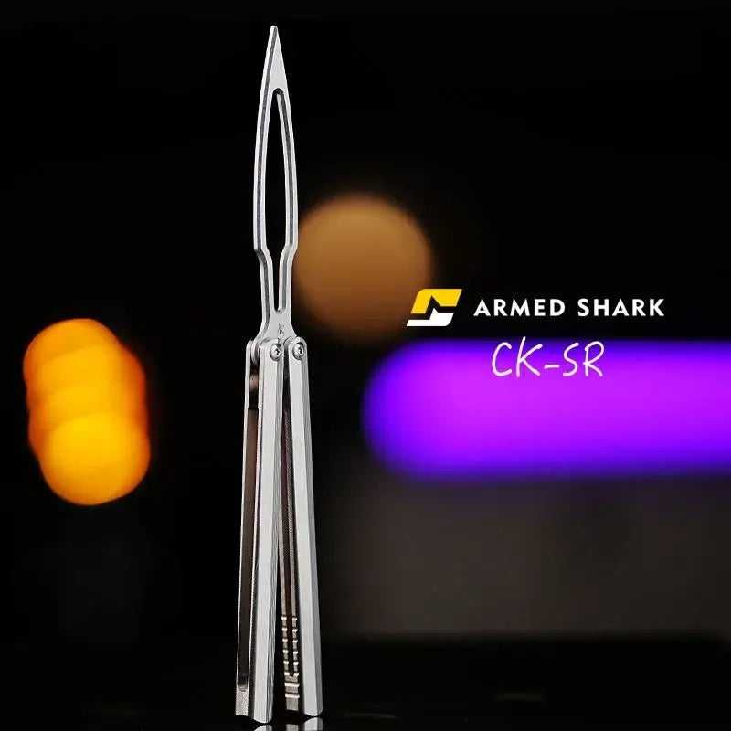 CK-SR Armed Shark Титан тренировочный нож бабочка балисонг Новый!