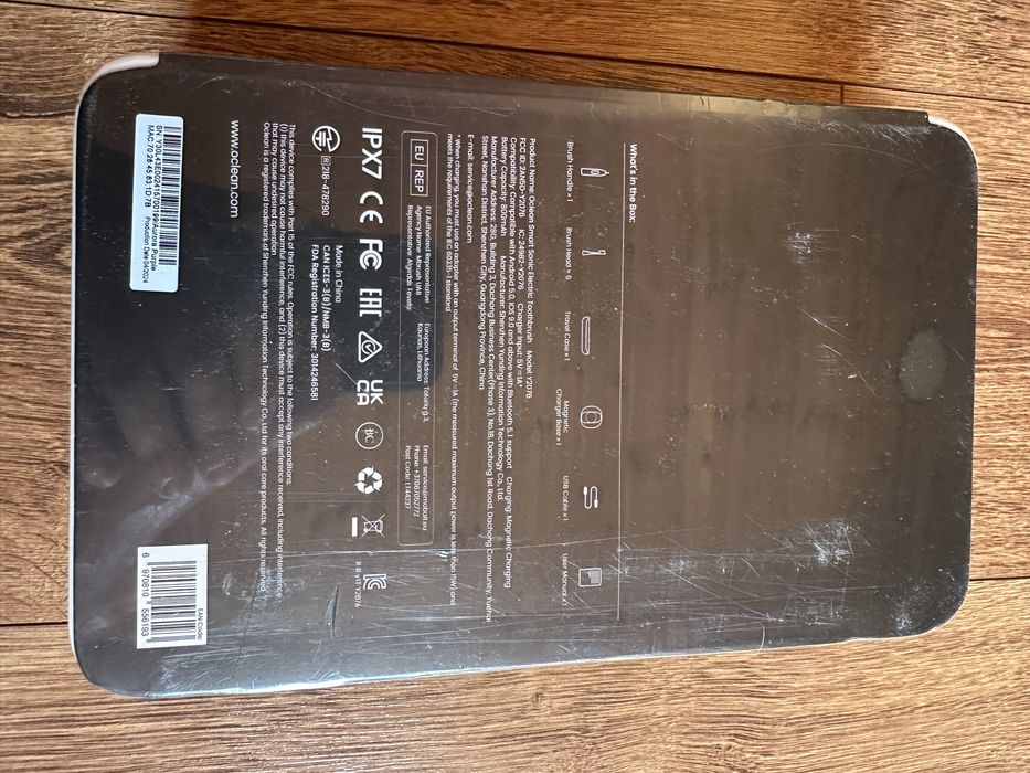 Продам зубную щетку Oclean X Pro Premium Set(6 насадок).