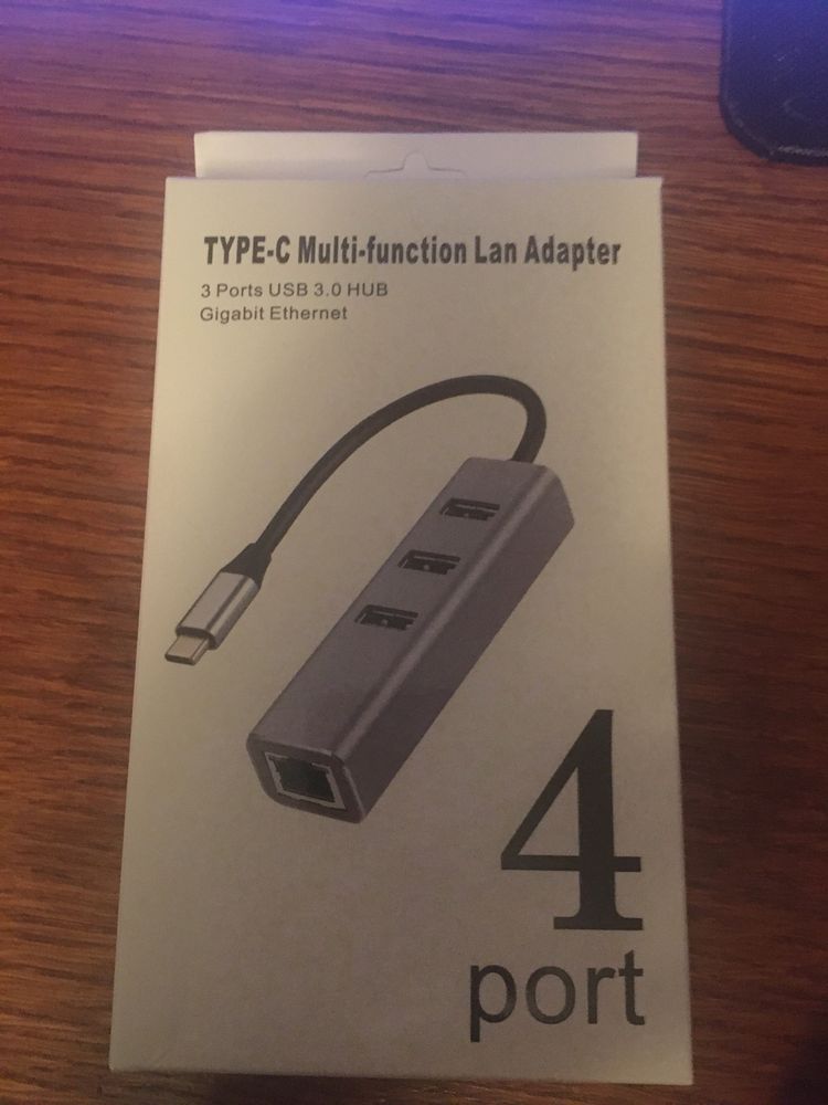 Type C multi function łan adapter przejściówka