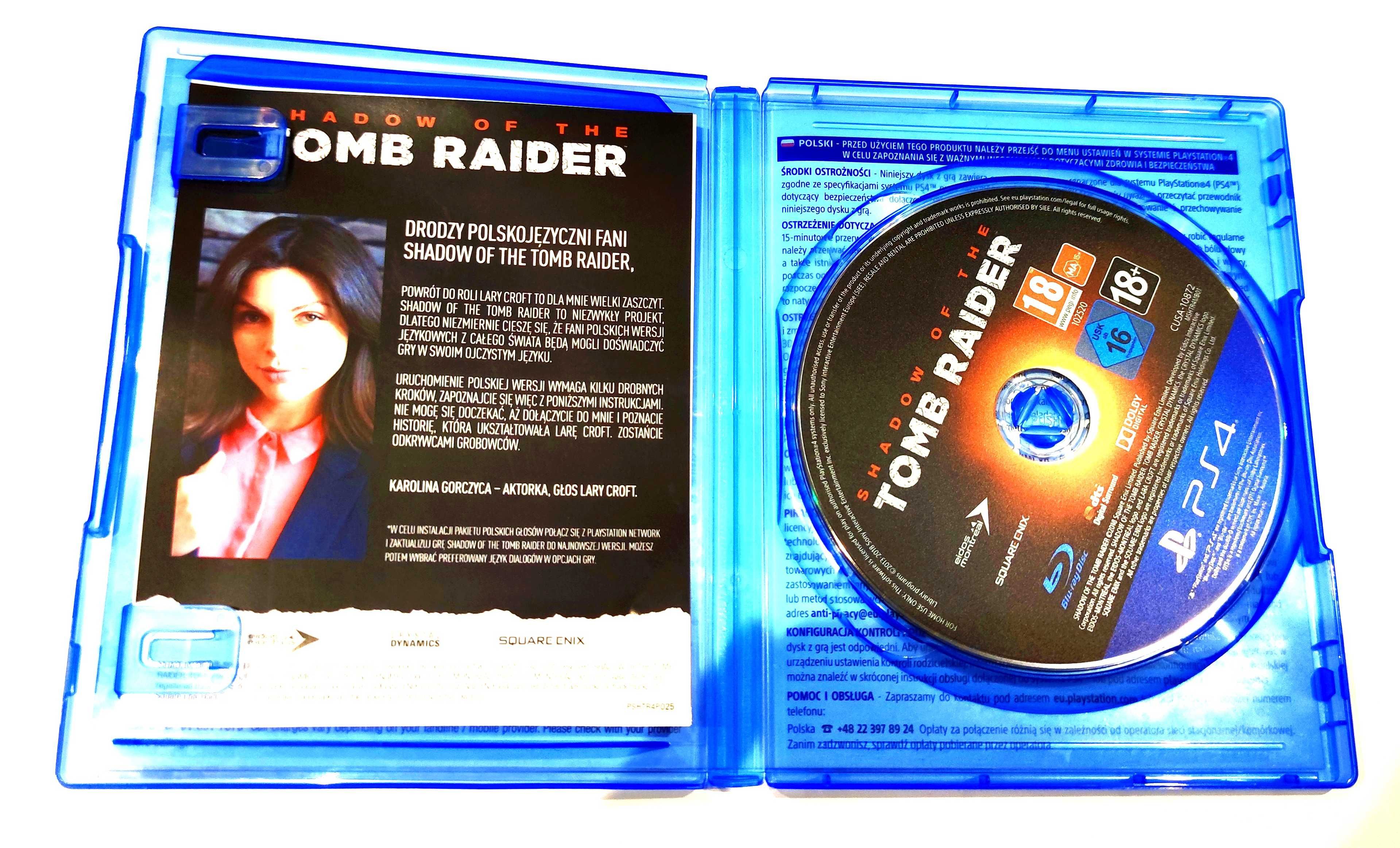 Gra PS4 Shadow of the TOMB RAIDER polska wersja