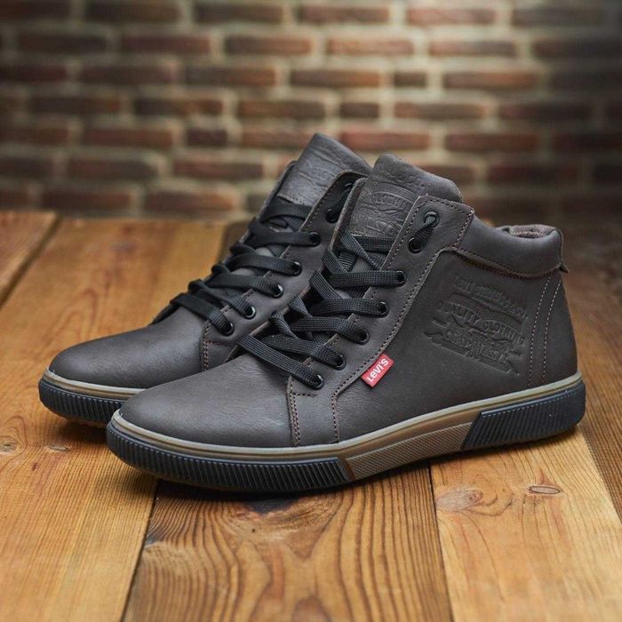 Черевики теплі зимові  Levi’s Ваша сеть ! предлагает кожаную обувь