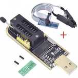 Программатор CH341A для EEPROM Flash с клипсой ( прищепкой )