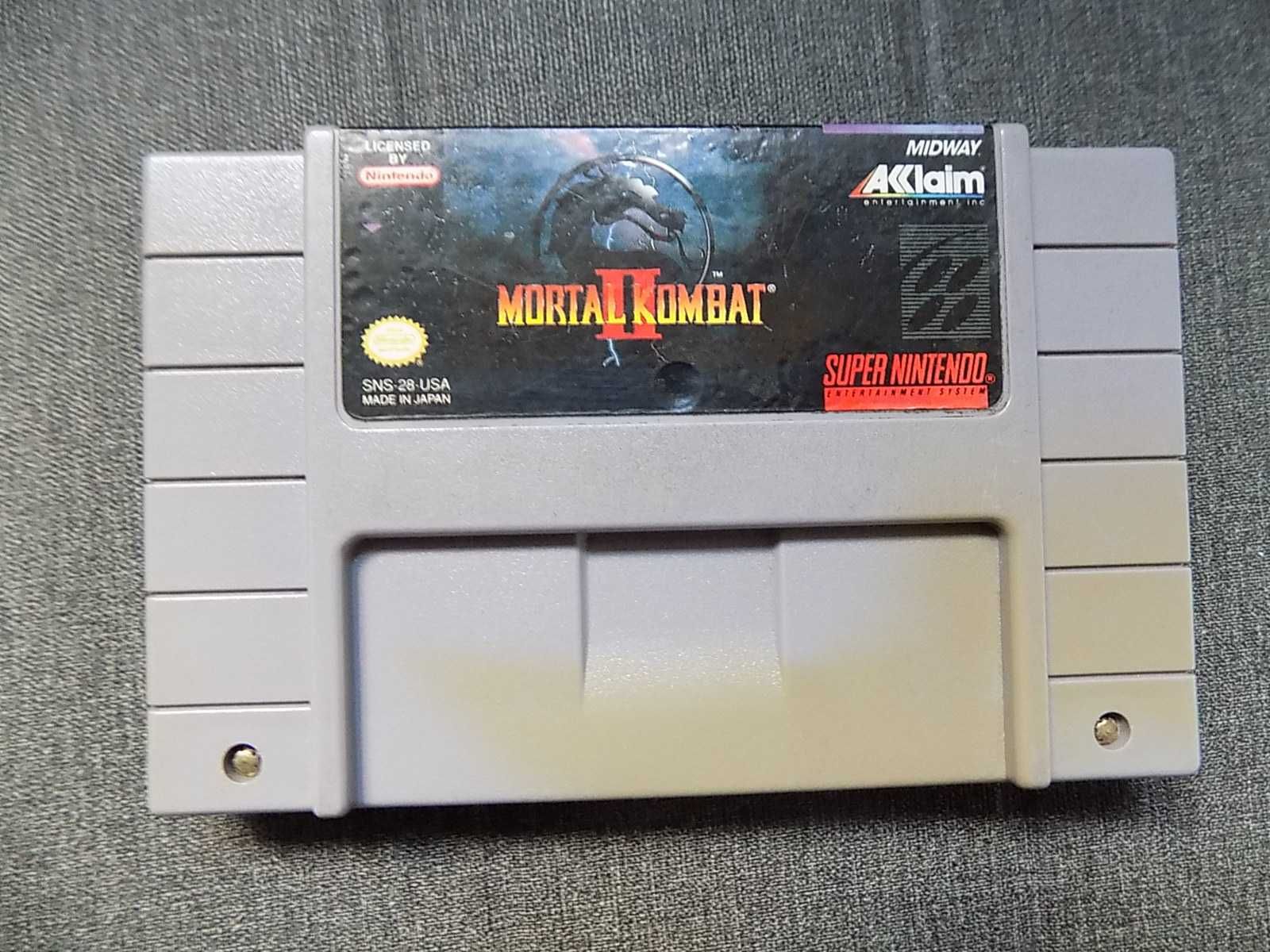 Mortal Kombat 2 mordobicie na Super Nintendo Entertainment System SNES