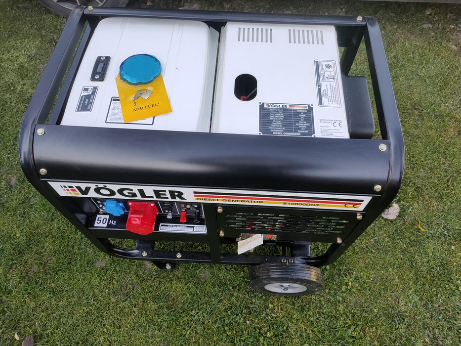 Agregat prądotwórczy 8kw diesel 3 fazy z ATS gw 24 miesiące