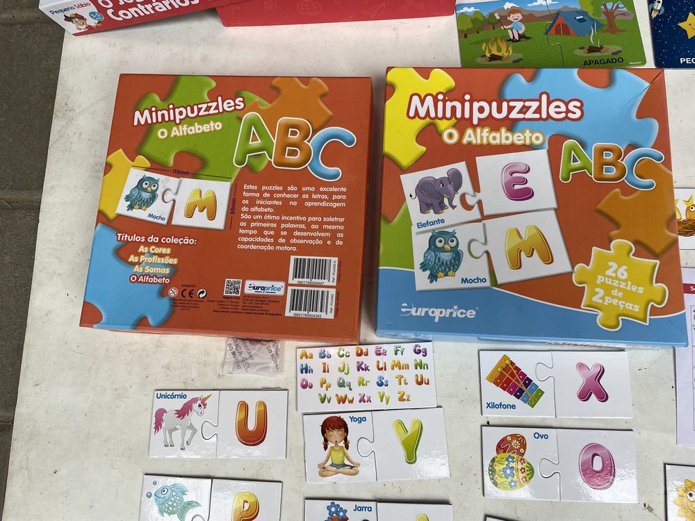 Vendo mini puzzles para crianças