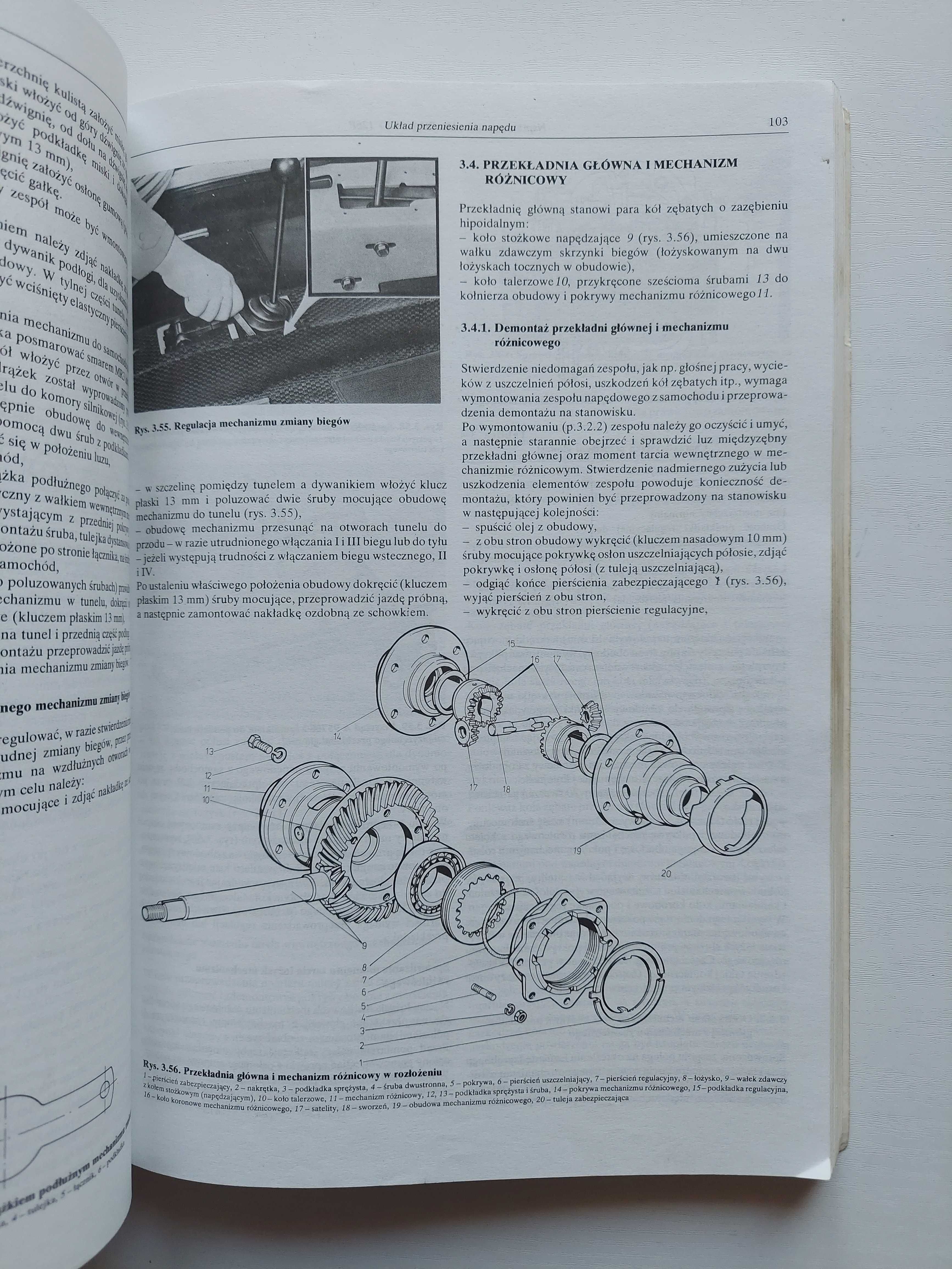 Naprawa samochodów- Fiat 126P- Z.Klimecki i J.Zembowicz (ze schematem)