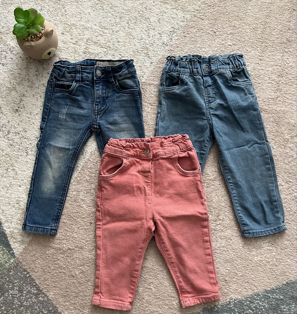 Джинси sinsay 80, LC Waikiki 9-12m, lupily 12-18