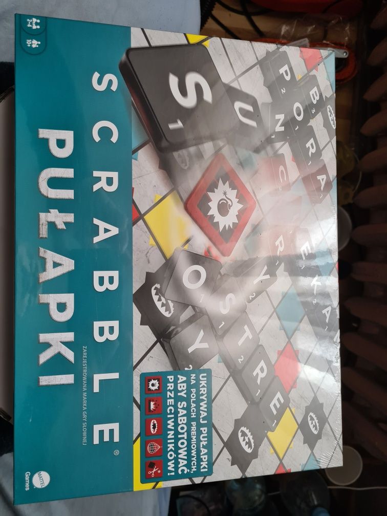 NOWA Gra SCRABBLE Pułapki wersja polska