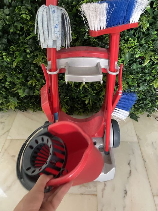 carrinho limpeza Vileda junior para brincar