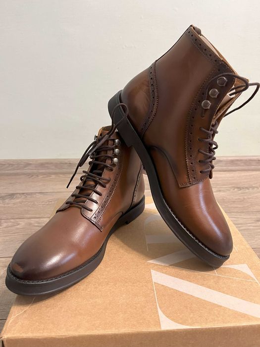 Чоловічі шкіряні Ботинки ZARA, НОВІ, оригінал