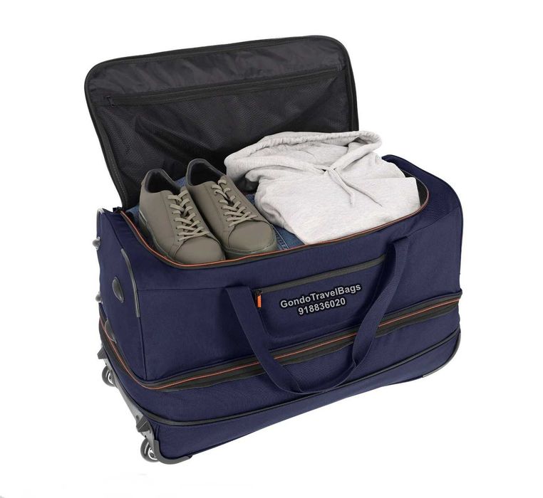 Saco de Viagem 55cm Com Trolley / Extensível + 8cm - Grande Qualidade