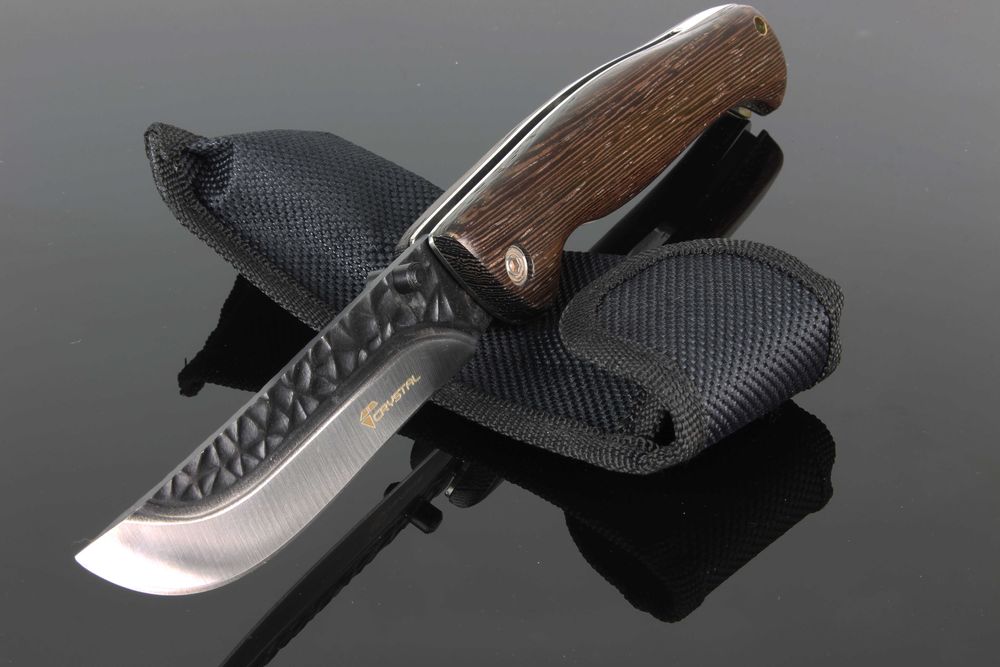 Nóż myśliwski taktyczny składany NIEDŹWIEDŹ Drewno drewniany R13