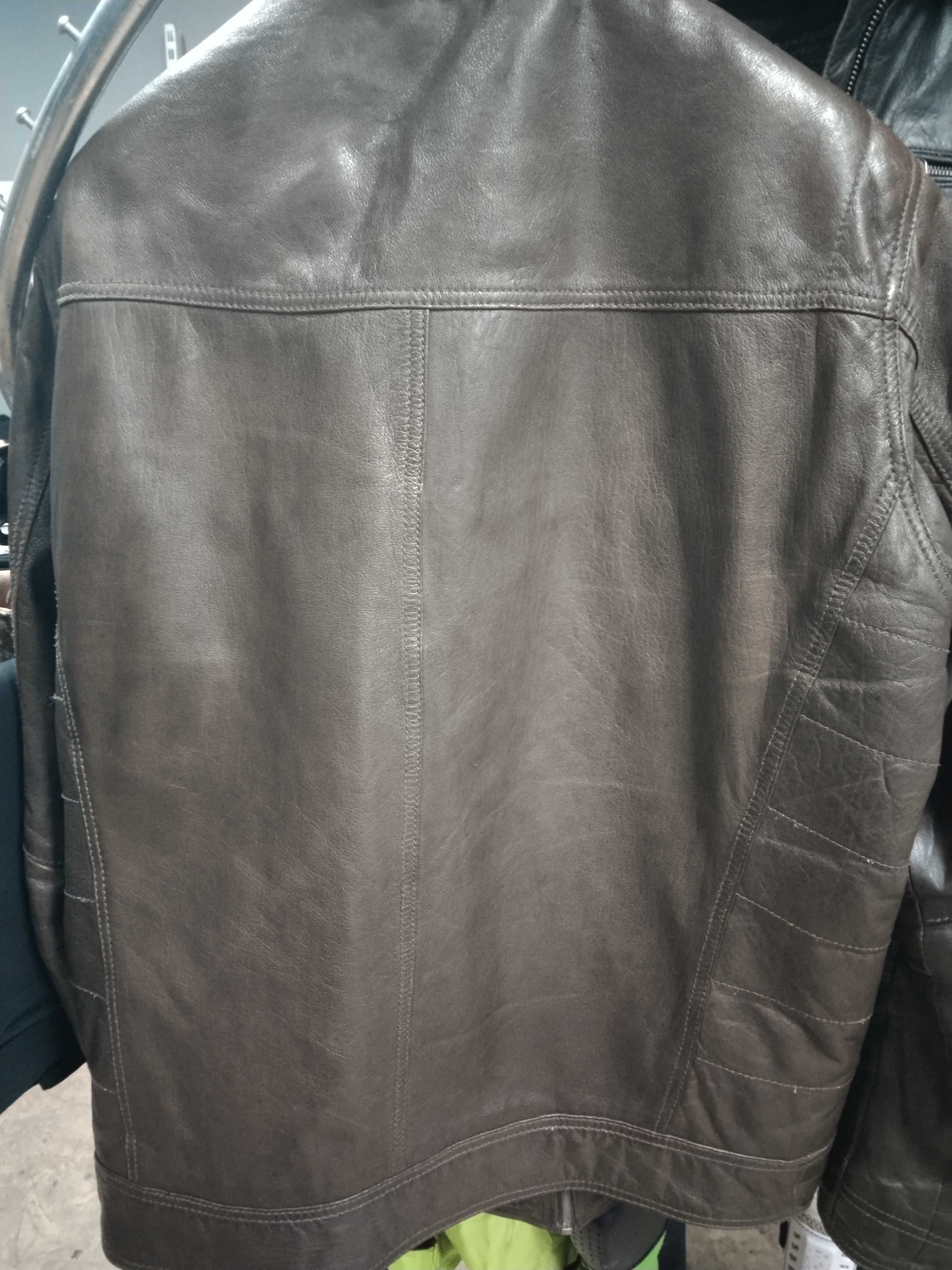 Куртка кожаная размер L(xl?)