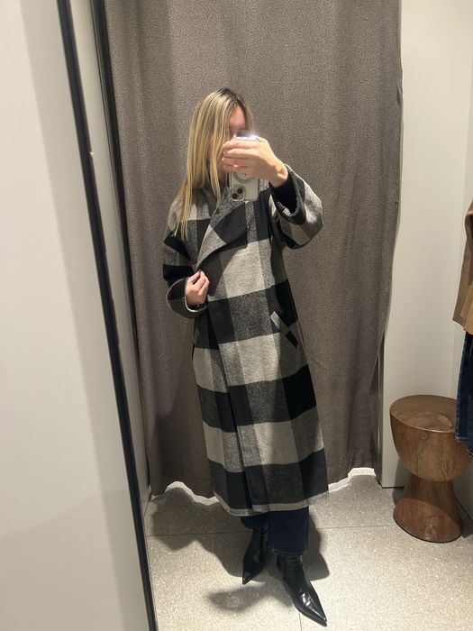 Пальто халат з вовною від українського дизайнера