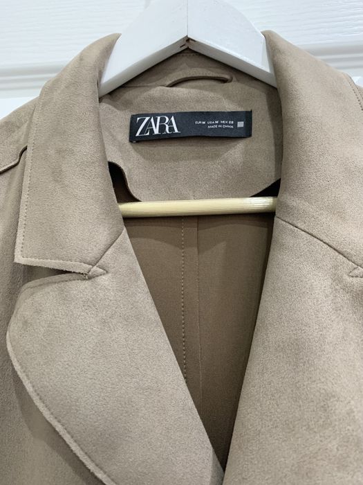 Zara - płaszcz , trencz , narzutka M/L