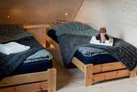 Łóżko drewniane rama 90x200cm 6 sztuk