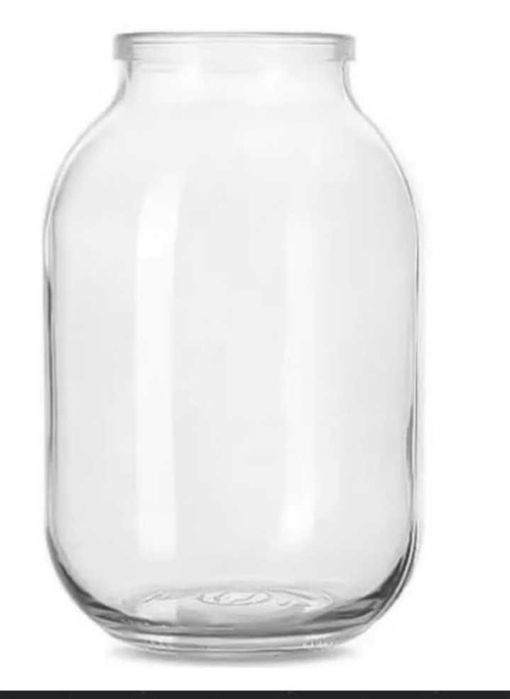 Банка 3 літрова скляна