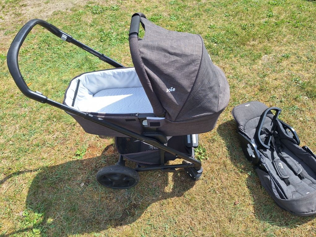 Wózek JOIE trio chrome 3 w 1 gondola spacerówka adaptery i nosidelko