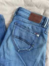 Jeansy Tommy Hilfiger biodrówki skinny XS