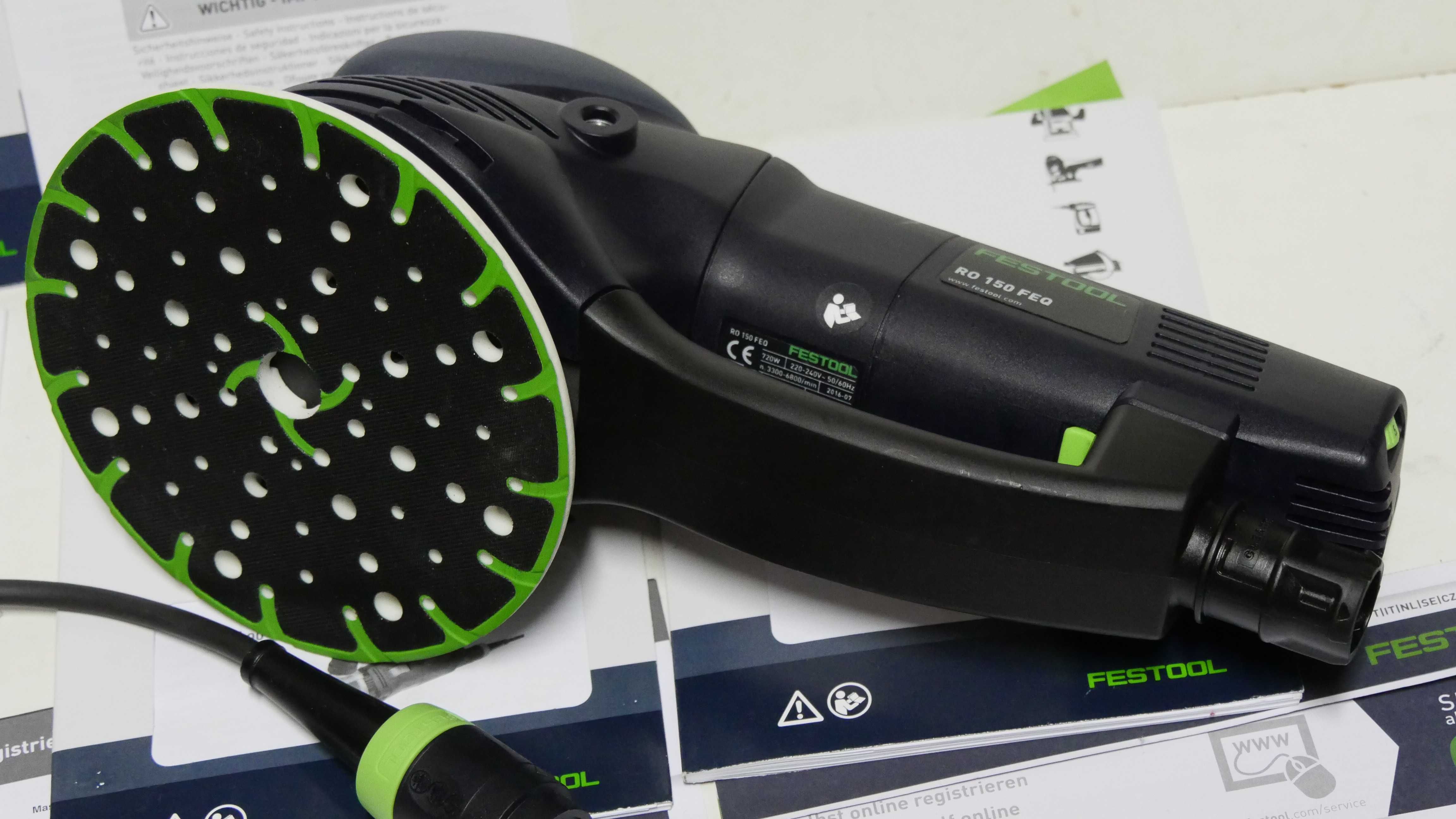 Szlifierka rotacyjna FESTOOL RO 150 FEQ +kabel bez walizki NOWA