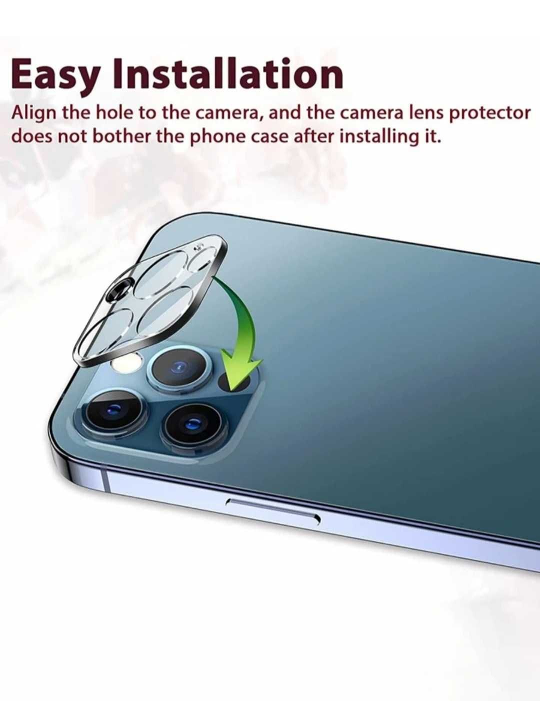 Osłona obiektywu kamery iPhone 14 pro Max  3 szt.