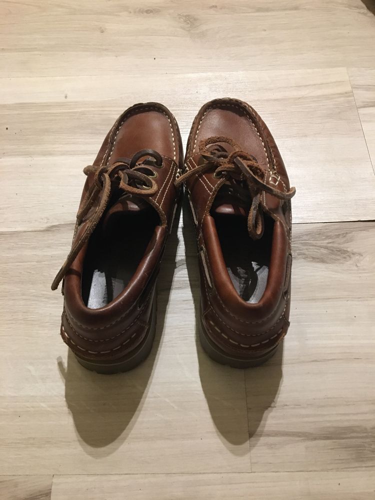 Skorzane buty chlopiece 36