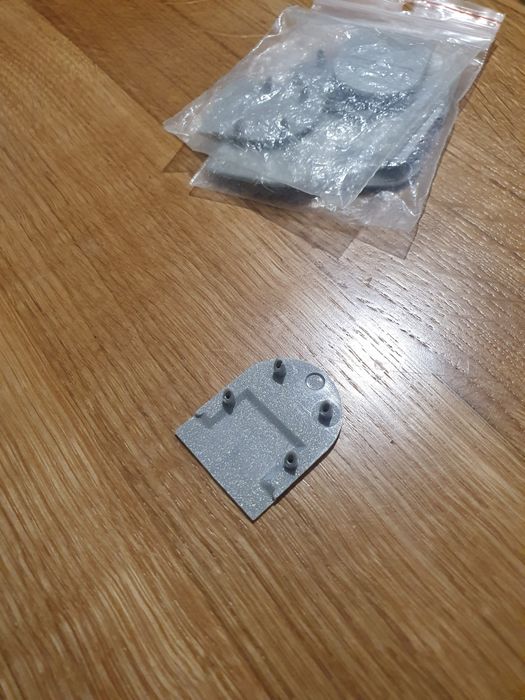 Nasadka na zawias niewidoczny ESTETIC 80/A POLSOFT CEMOM chrom satyna