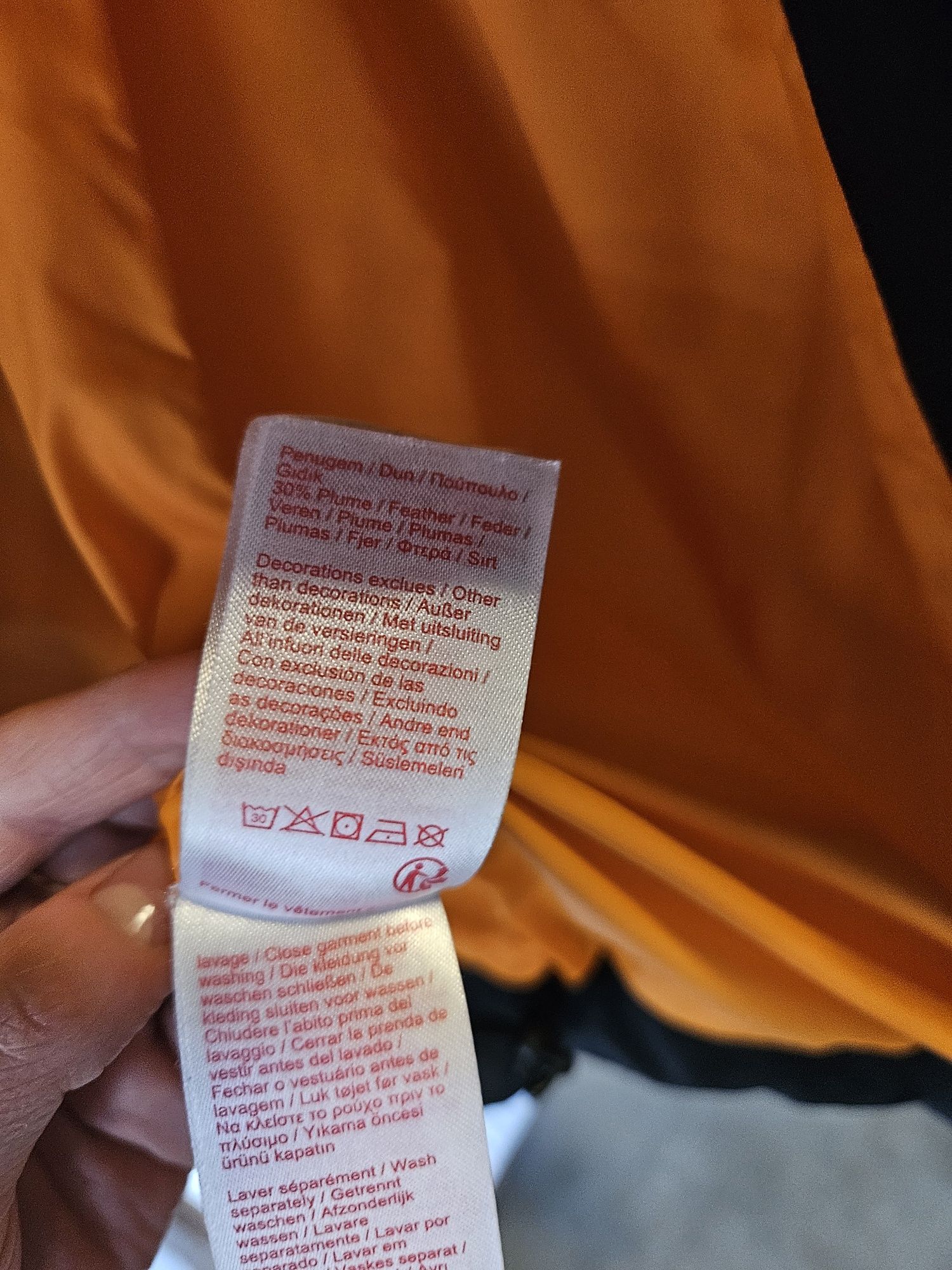 Kurtka puchowa Lacoste r. 34, naturalne wypełnienie