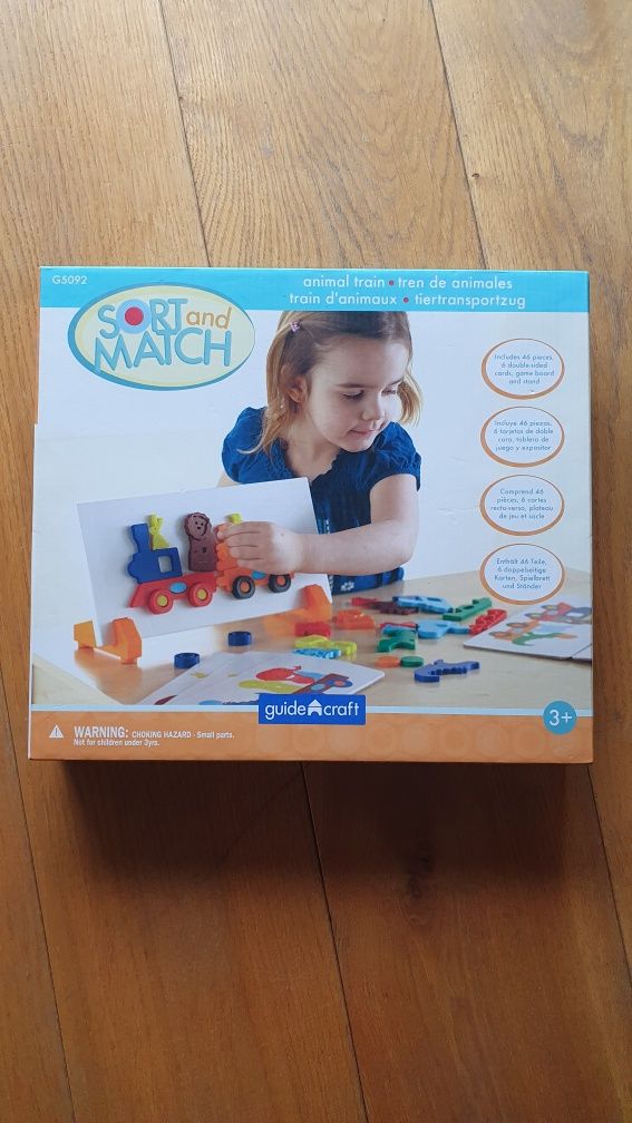 Sort and match super zabawka puzzle rozwijająca kreatywność